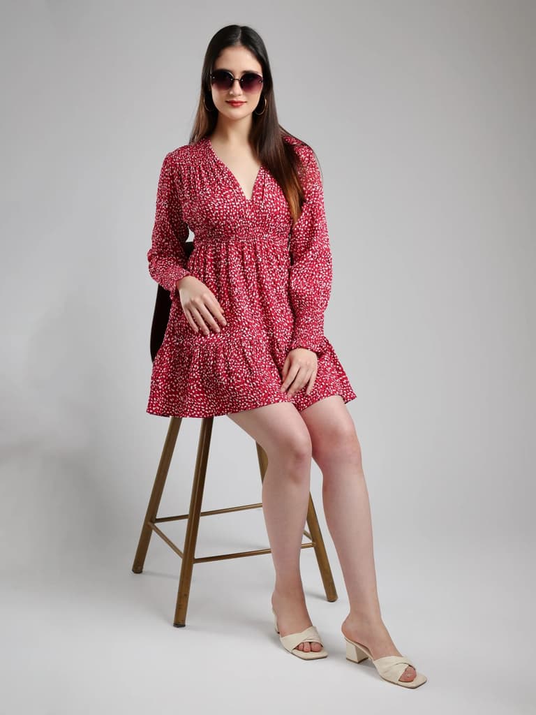 Beren Red Midi dress — photo 4