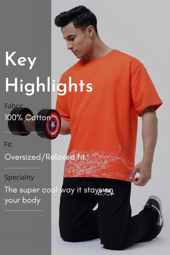 Monster Truck Oversized T-shirt Orange — photo 6