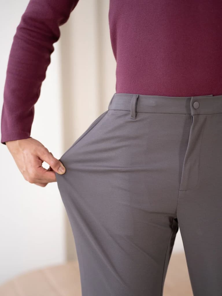 Runway Grey Stretchable Travel Pants — photo 5