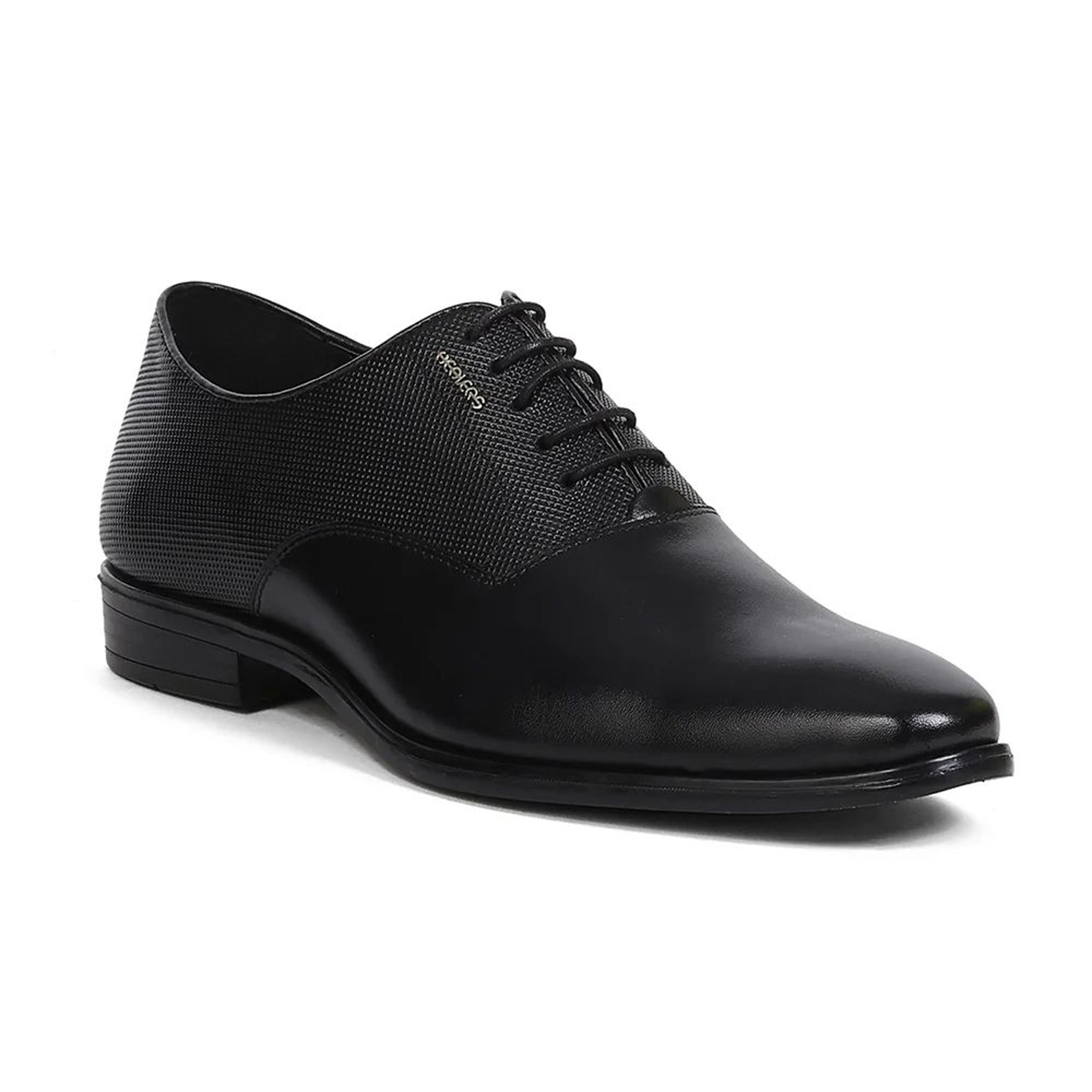 Healers LRF-6 Black Formal Lacing Oxford Shoes for Men by Liberty