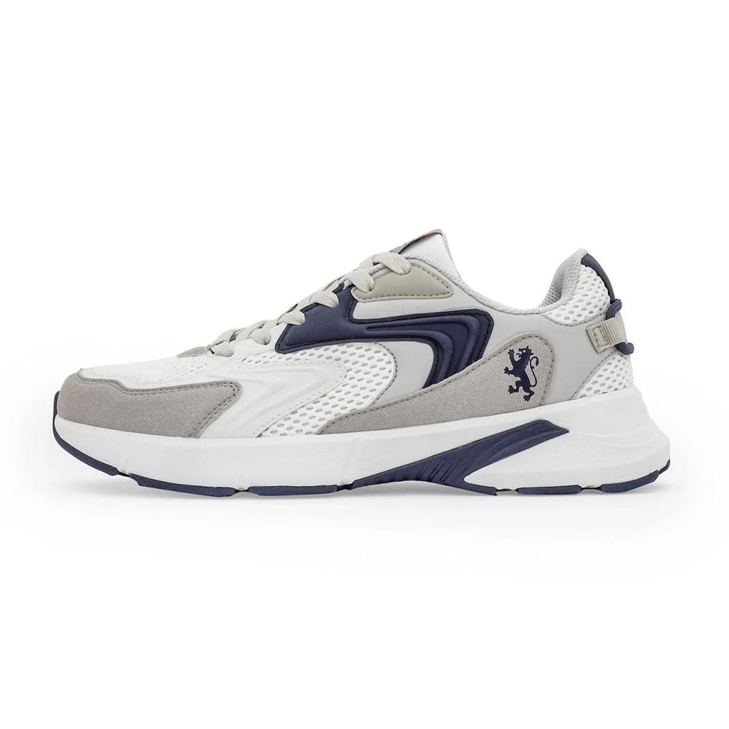Sneakers for Men in White and Navy | Casual Low-Cut Lifestyle Shoes. — photo 3
