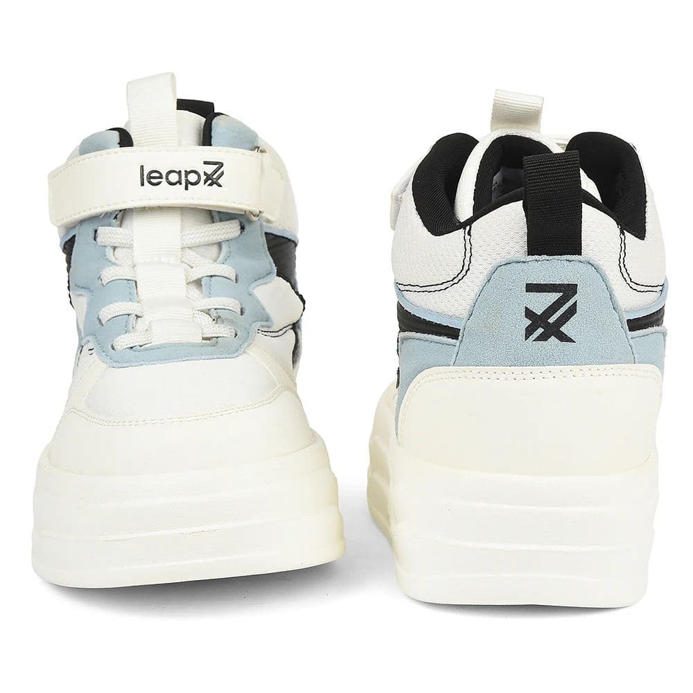 Leap7x Sky Blue Sporty Casual Lacing Sneakers For Women STYLO-10 By Liberty — photo 6