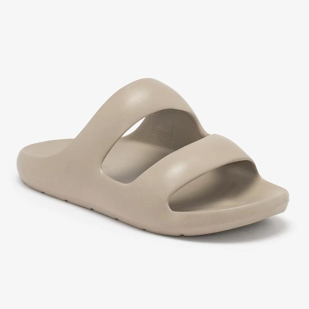 Mens Sliders in Beige | Casual Pool Sliders
