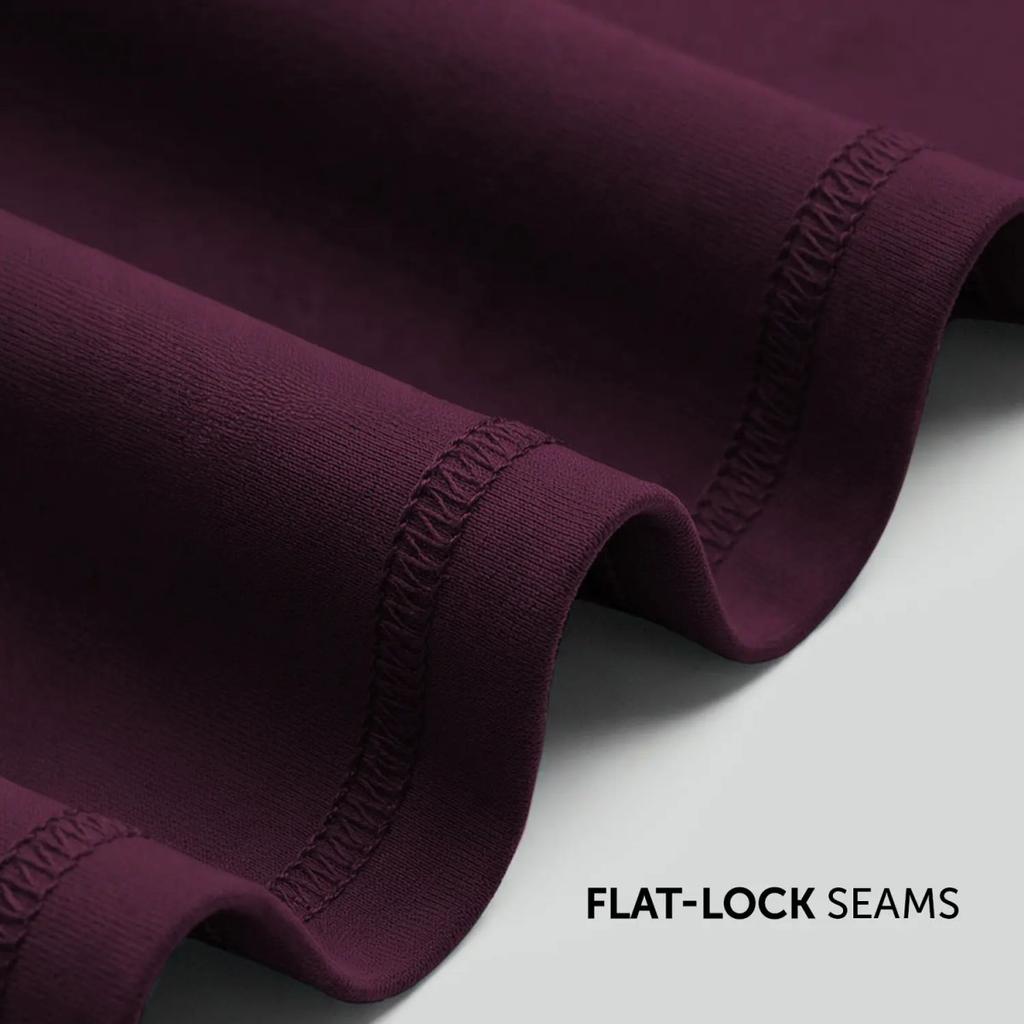 Aero Silver Cotton Trunks Plum Red — photo 5