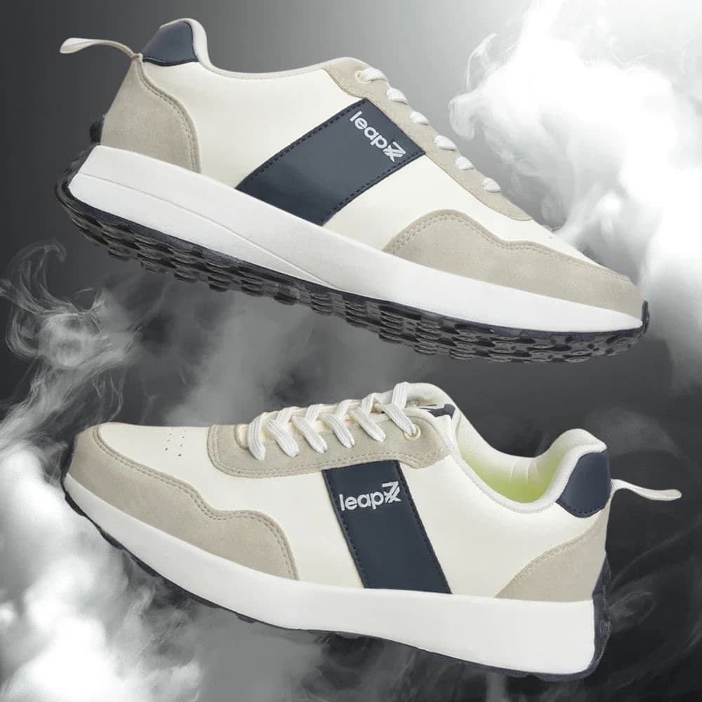 Leap7x Blue Casual Sneakers For Men FRONX-2E By Liberty — photo 4