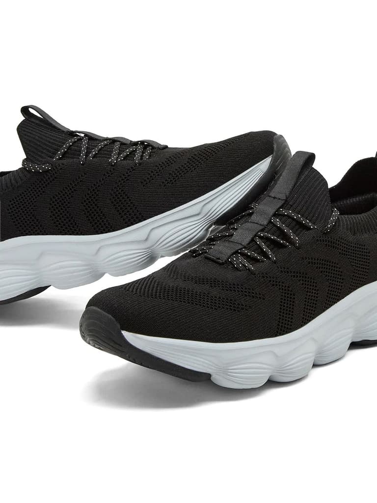 FALKO Black Men's Walking Shoes — photo 7