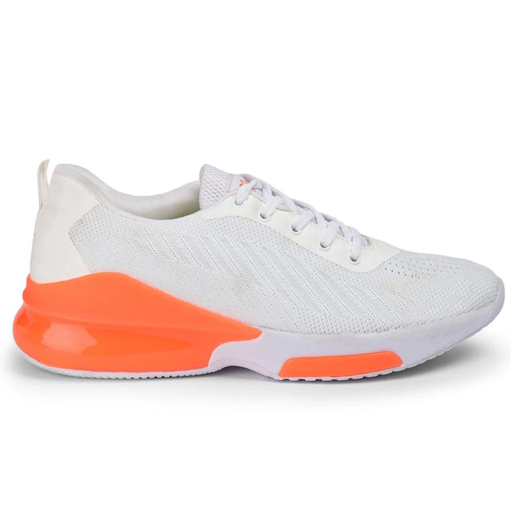 Leap7x VIRAT Men White Sports Lacing Shoes By Liberty — photo 2