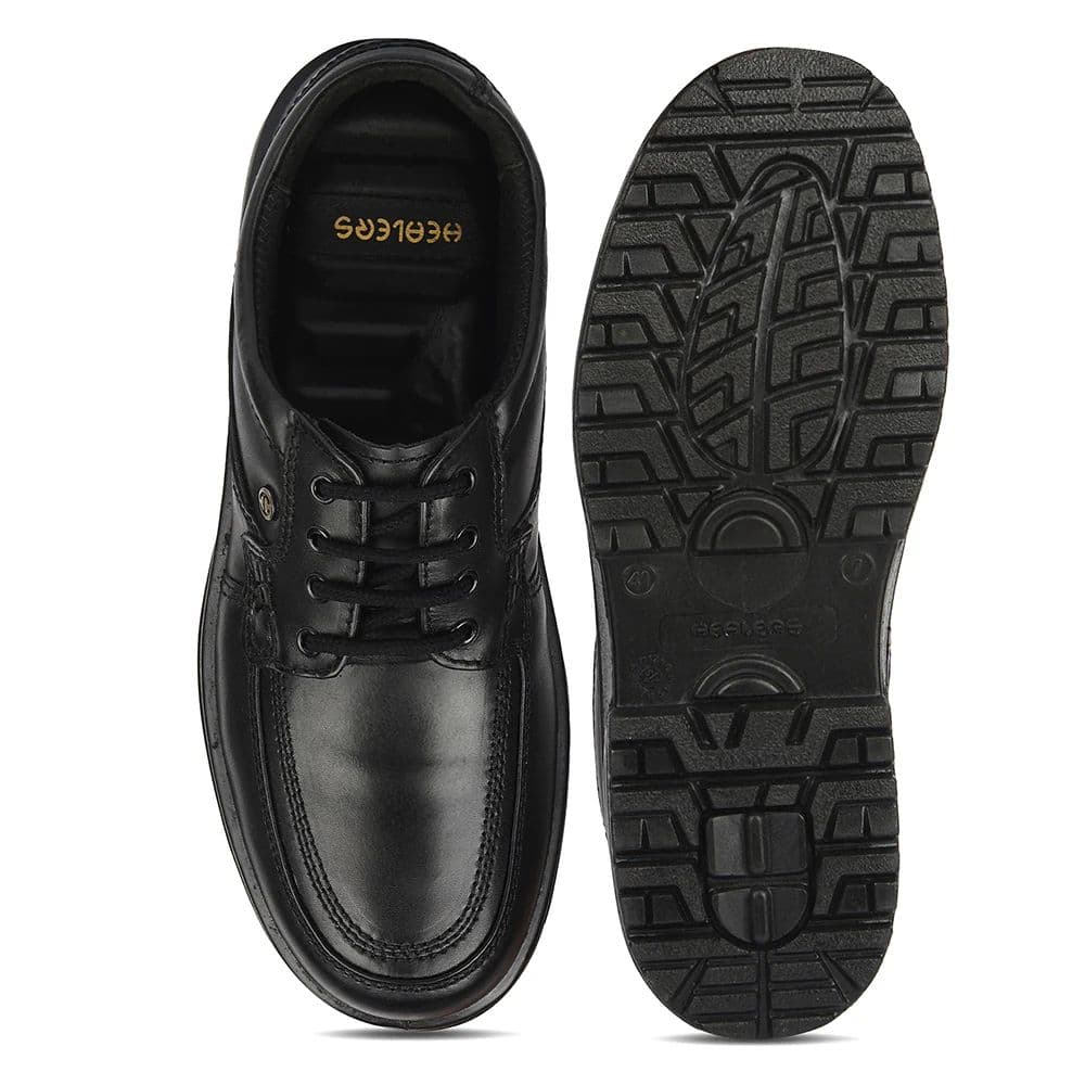 Healers Black Formal Lacing Derby Shoes For Men 719053AN By Liberty — photo 7