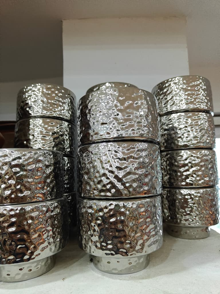 Silver Metal Tray | Kitchen Storage | Modern
