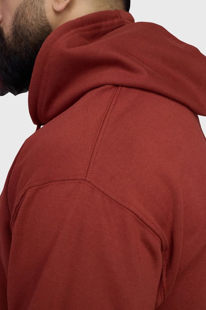 Signature Oversized Hoodie Rust — photo 4