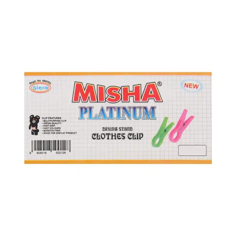 Sinco Misha Platinum Drying Stand Cloth Clips / Cloth Pegs - Pack of 1 (12 Pieces) — photo 3
