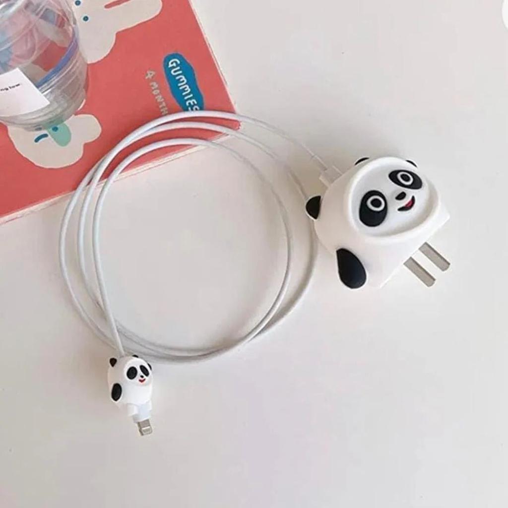 Panda Apple Charger Cover (For 18-20W) | Cute & Protective Design — photo 4