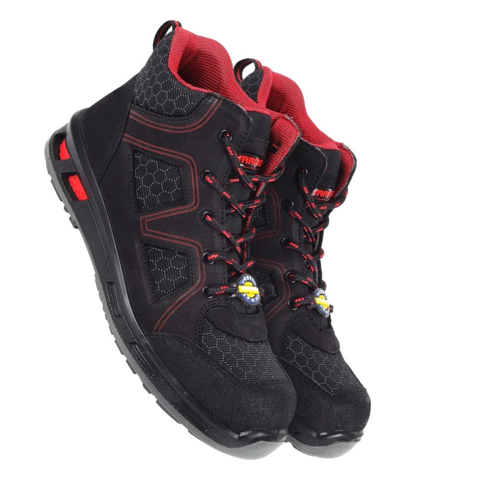 Warrior Red Fiber Glass Toe Industrial Safety Boots for Men ENVY NEPTUNE BOOT By Liberty — photo 7