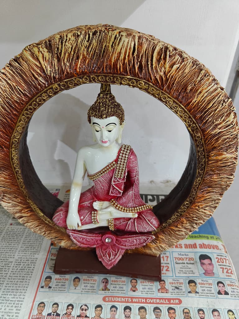 Buddha Statue | Marble | Gold | Meditation