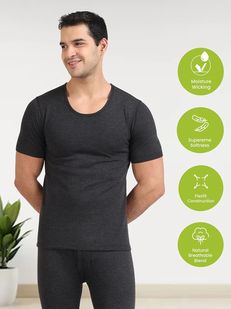BlazeTech Thermal Set Half Sleeves | Dark Grey — photo 5