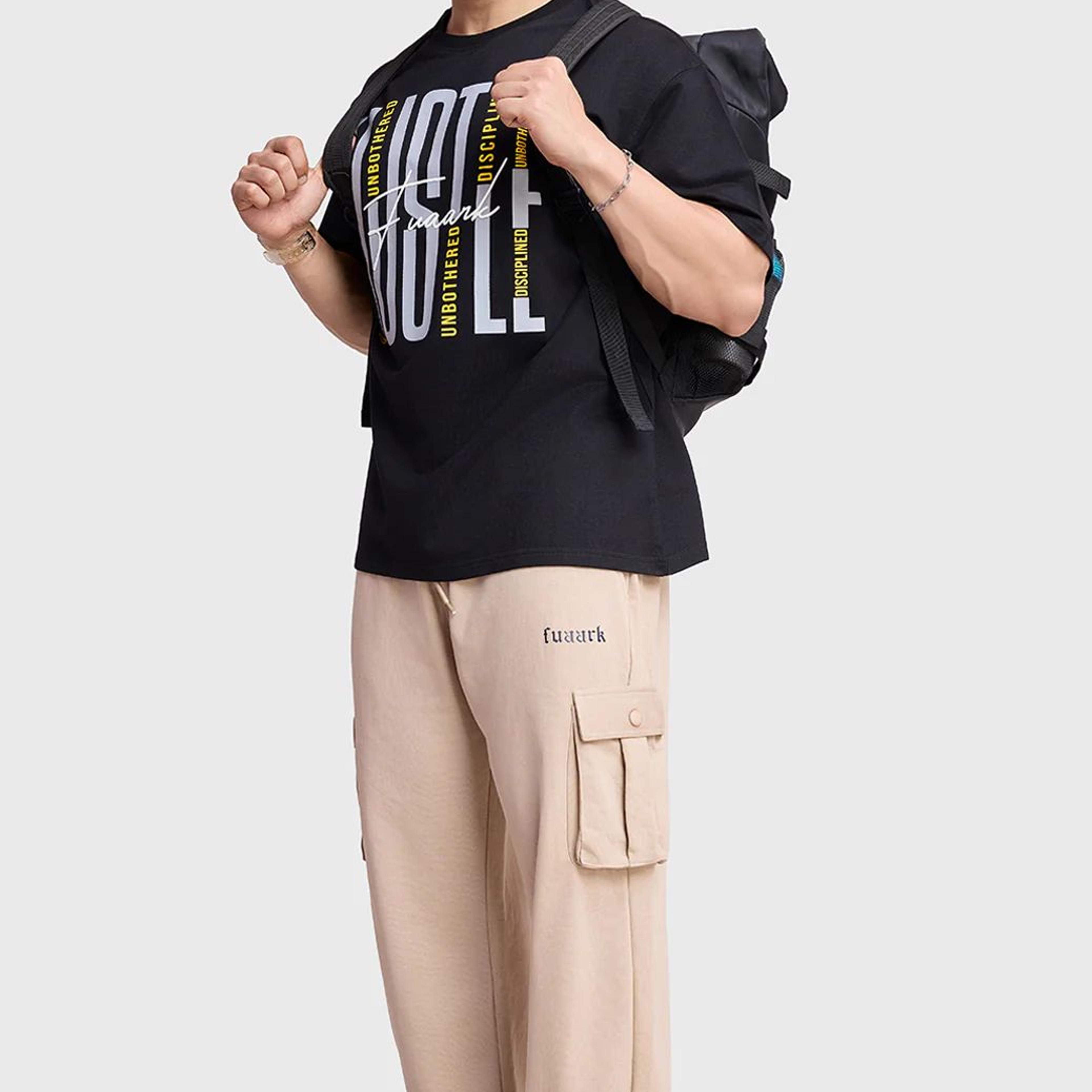Hustle Oversized T-shirt Black