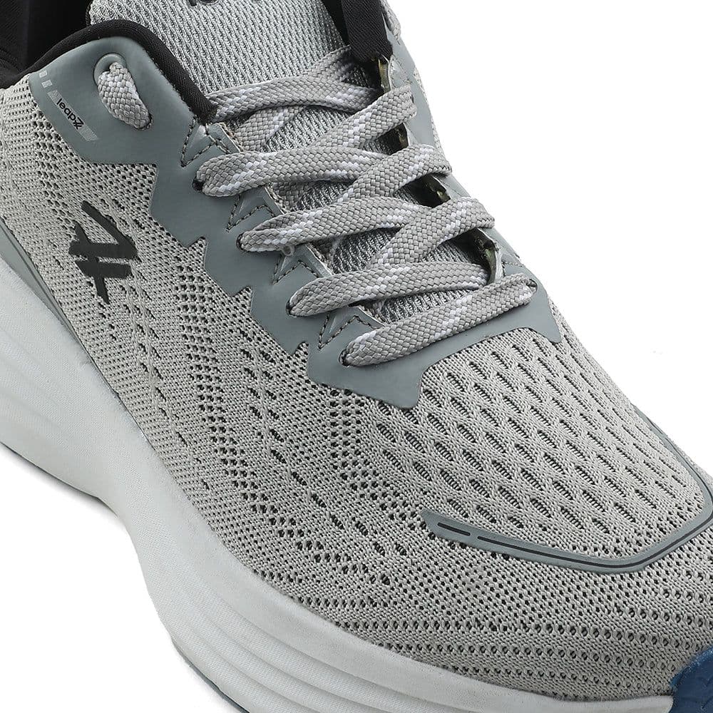 Leap7x Light Grey Sports Running Shoes For Men GHD-41 By Liberty — photo 5