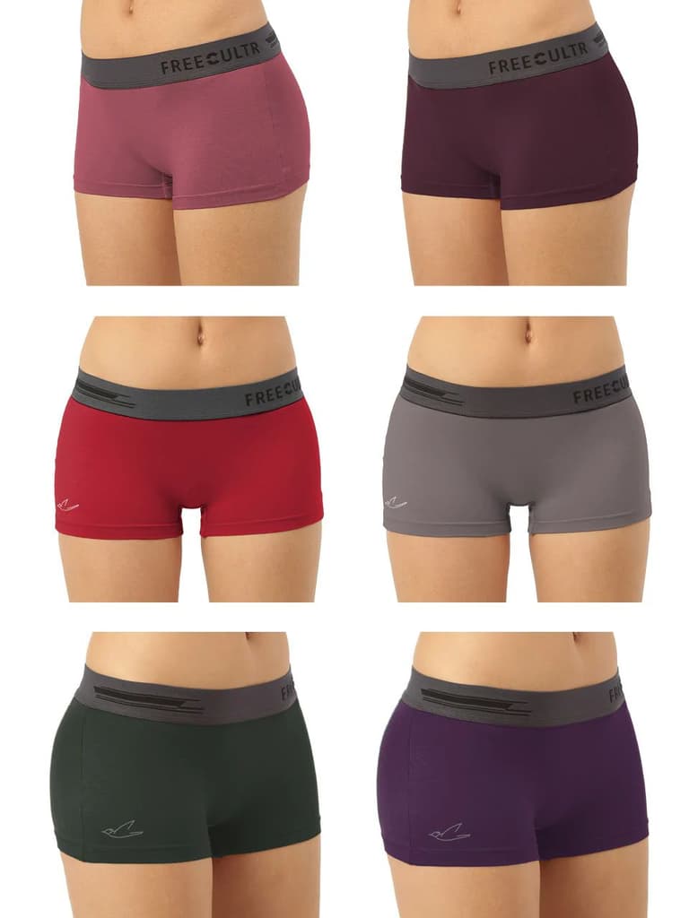 Women's Micro Modal Boy Shorts (Pack of 6) — photo 2
