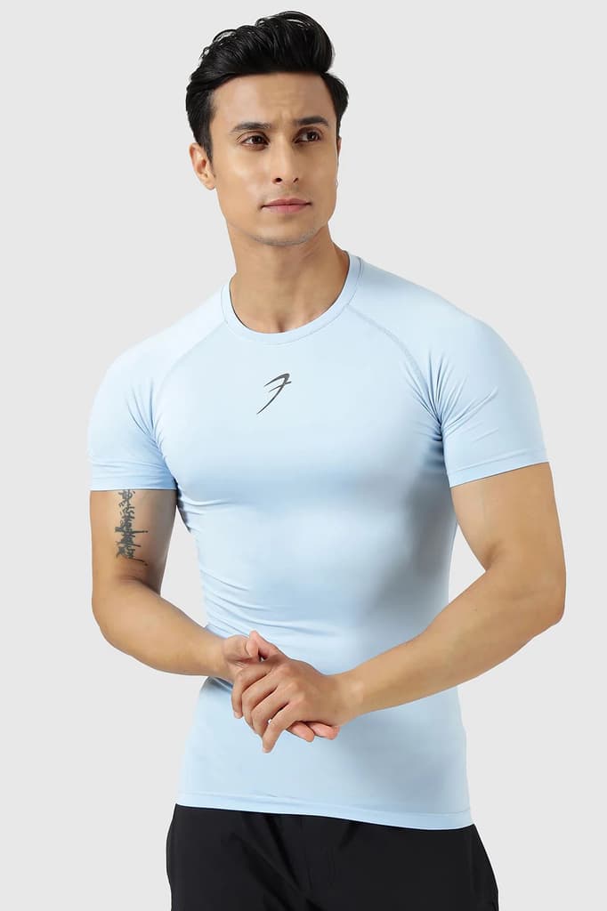 Compression T-shirt Glacial Blue — photo 2