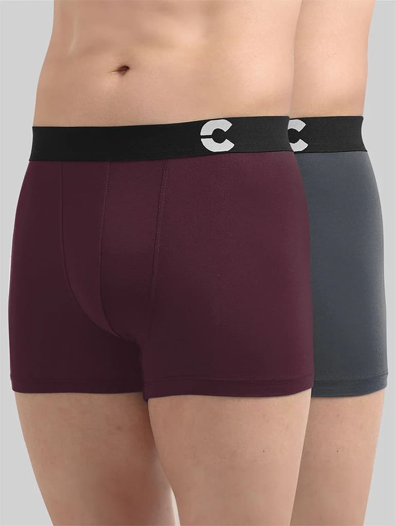 Men's Anti-Bacterial Micro Modal Trunk (Pack of 2) — photo 2