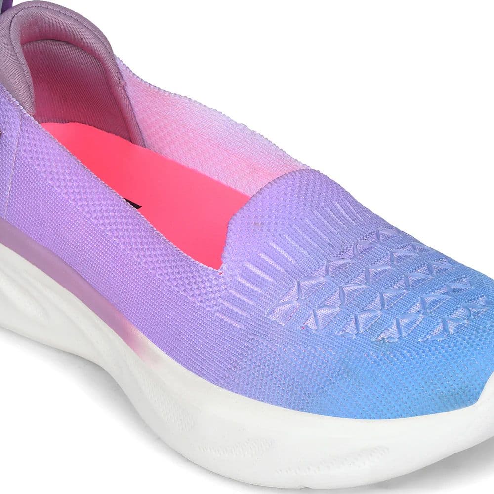 Leap7x Purple Non Lacing Casual Shoes For Women SLIPIN-24E By Liberty — photo 4