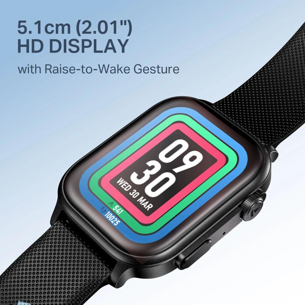 boAt Storm Infinity Max | Smartwatch with 2.01" HD Display, 20-Day Battery Life, BT Calling, IP68, and Functional Crown — photo 8