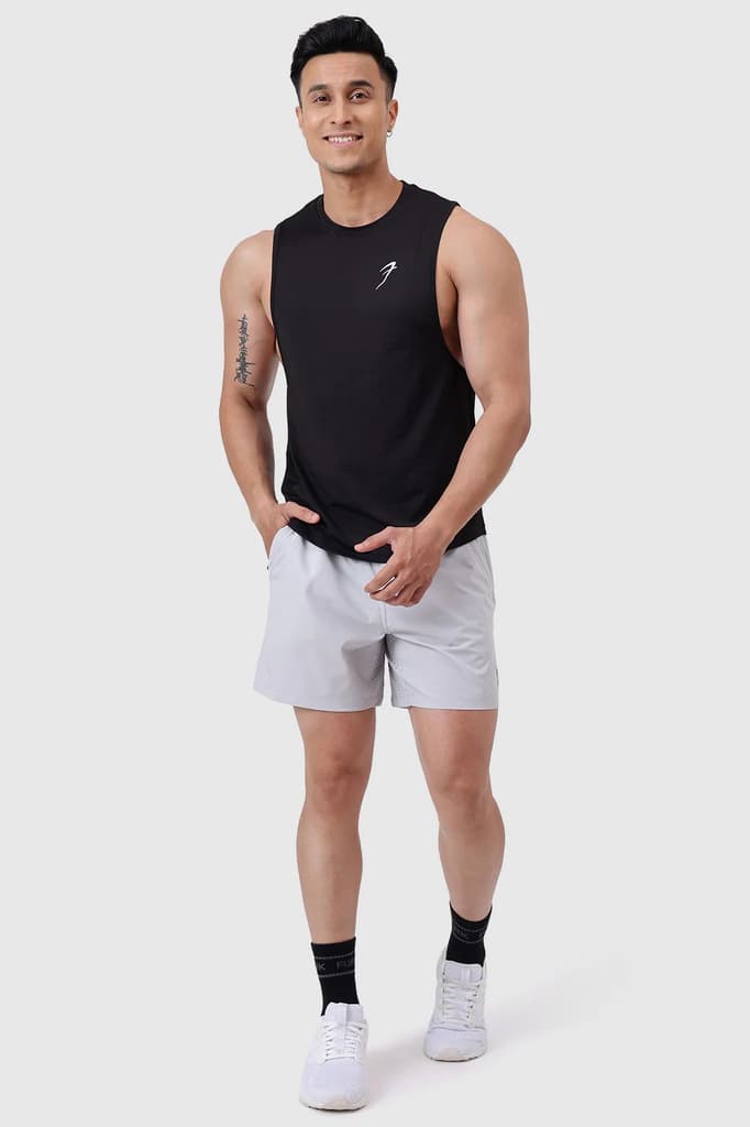 Urban Deep Arm Tank Black — S