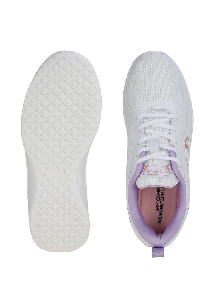 CAMP PEANUT White Women's Sports Shoes — photo 5
