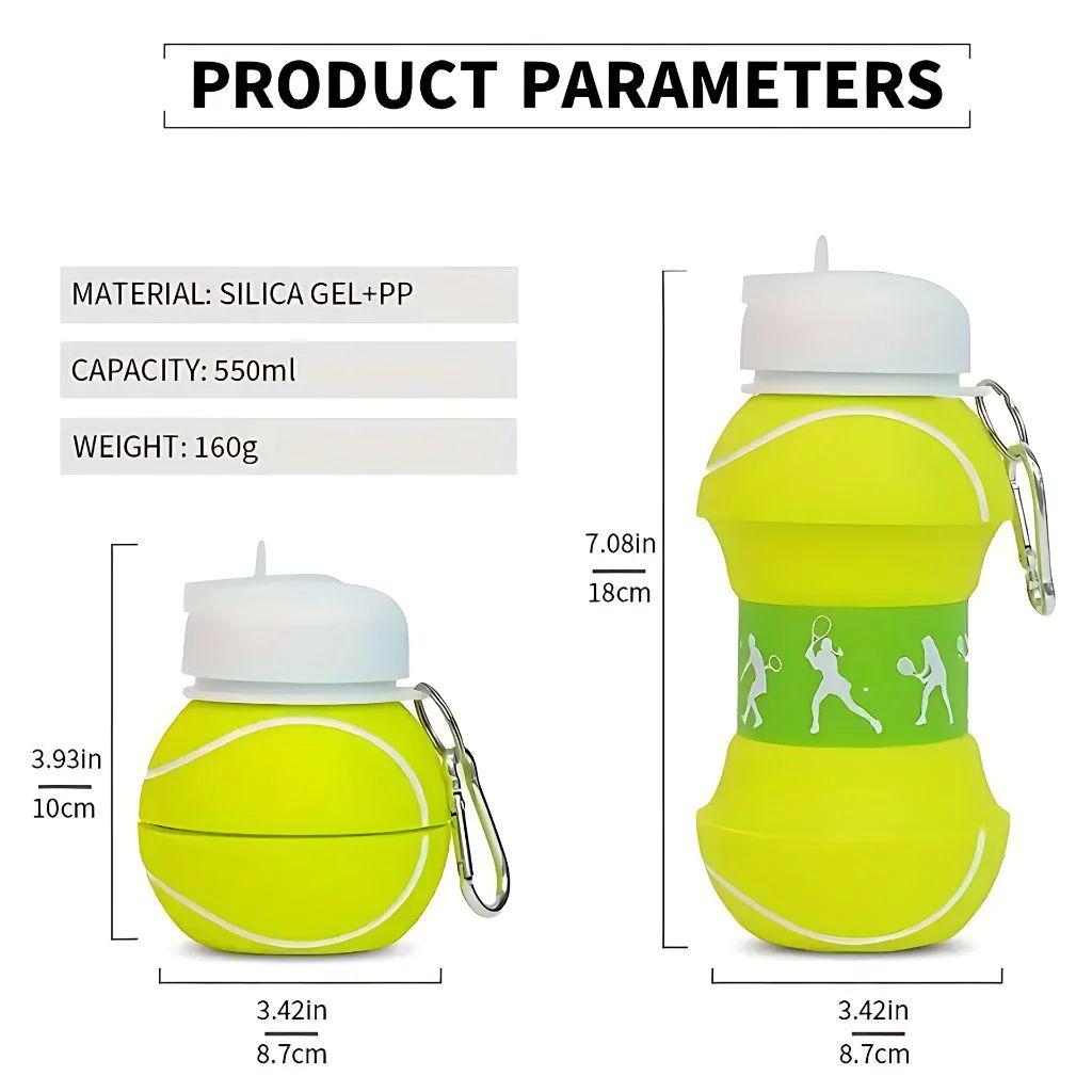 Roll the Ball Bottle | Expandable Silicone Bottle for Sports Lovers — photo 4
