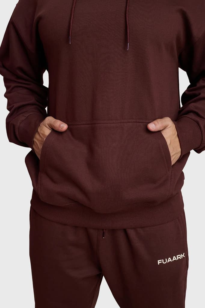 Signature Oversized Hoodie Brown — photo 4