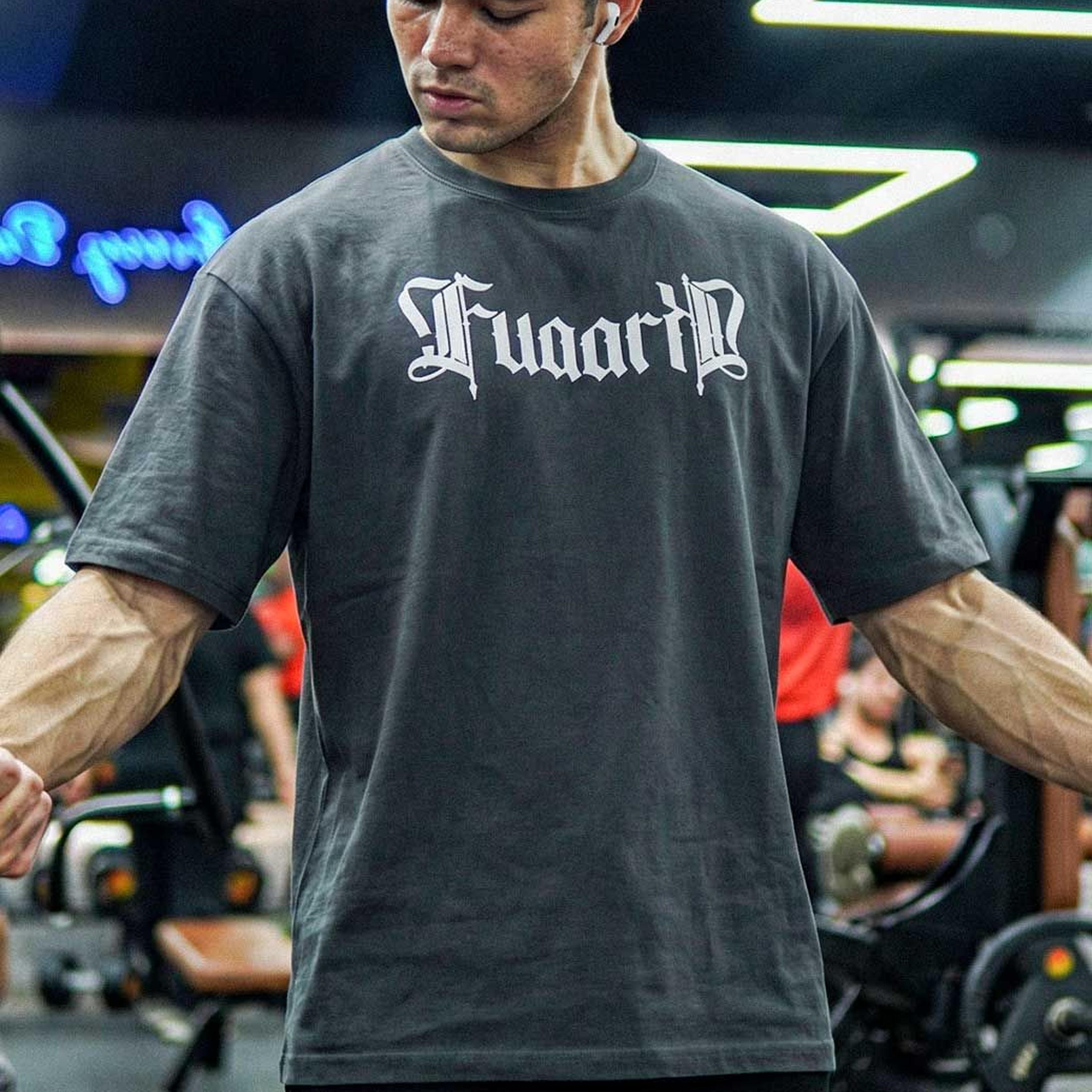 Brookline Oversized T-shirt Dark Grey