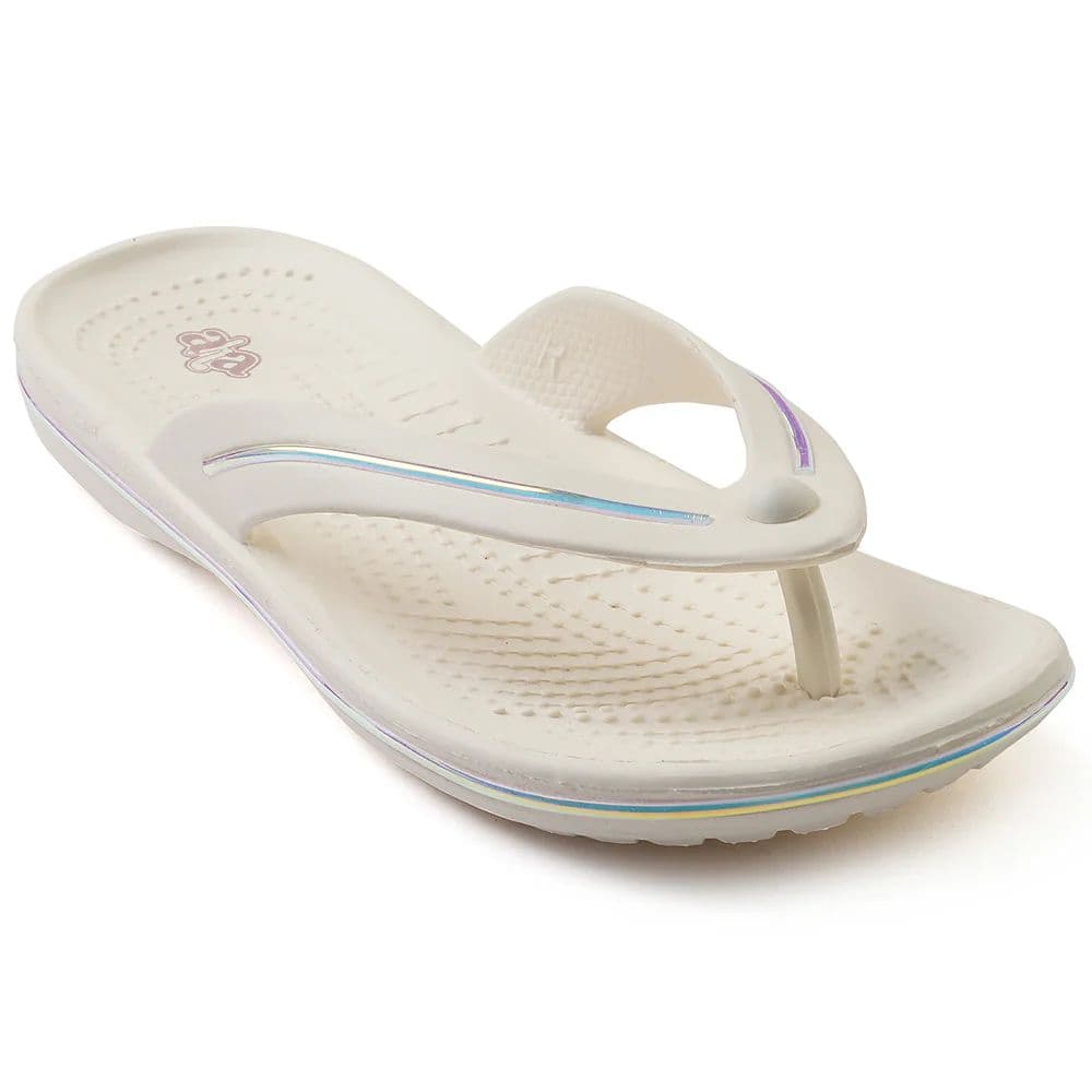 A-HA Off White Casual Slipper For Women MINY By Liberty — 3/36 / Off White