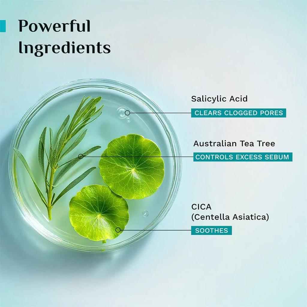 Australian Tea Tree Oil-Balance Gel Face Wash