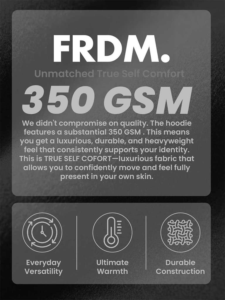 FRDM. Black Hoodie — photo 6