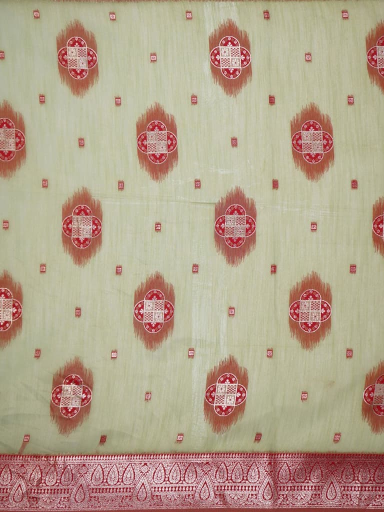 Mimosa Women's Woven Design Kanjivaram Style Art Silk Saree With Blouse Piece : SA00002066PSFREE — photo 7