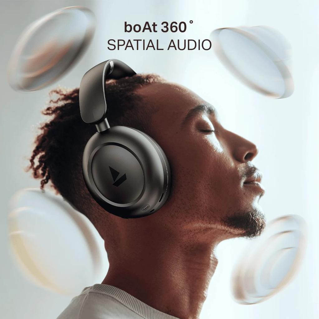 boAt Rockerz Prime 415 | Wireless Headphones with 120H Playback, 40mm Drivers, 360 Spatial Audio & 40ms Low Latency — photo 2