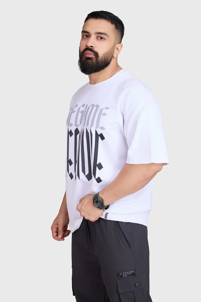 Regime Oversized T-shirts White — photo 6