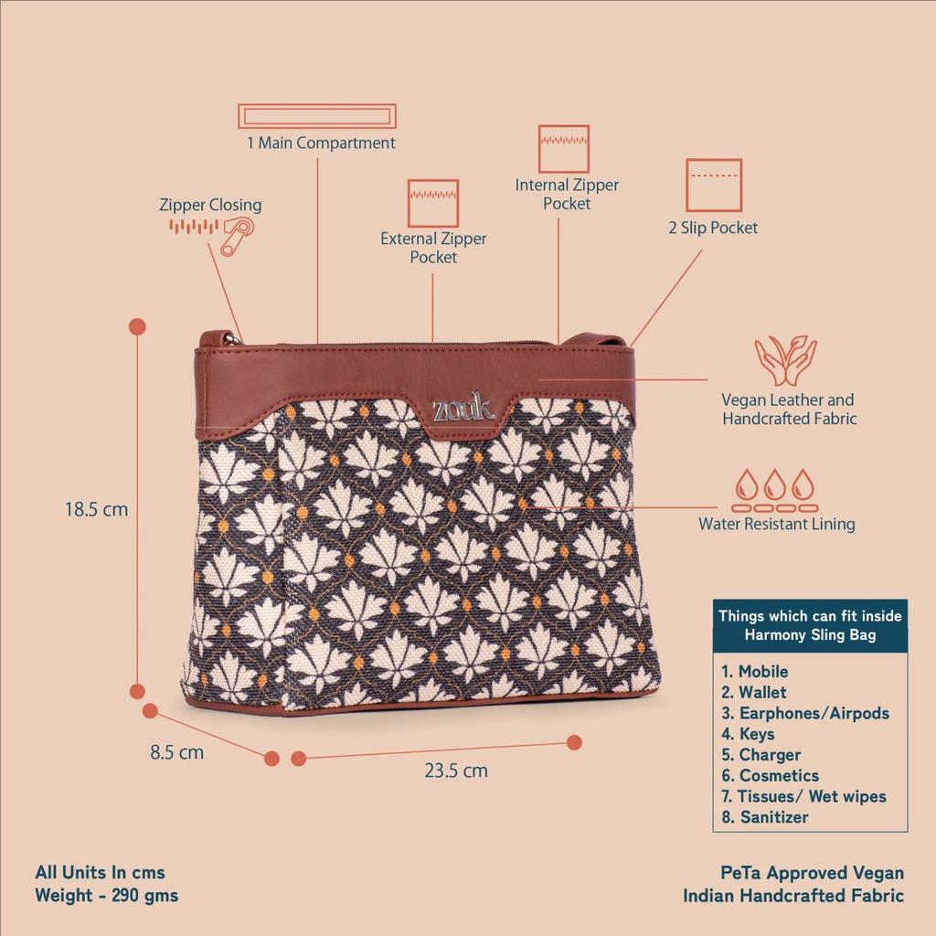 Bidri Kaiser Statement Business Bag & Bidri Kaiser Harmony Sling Bag Combo — photo 7