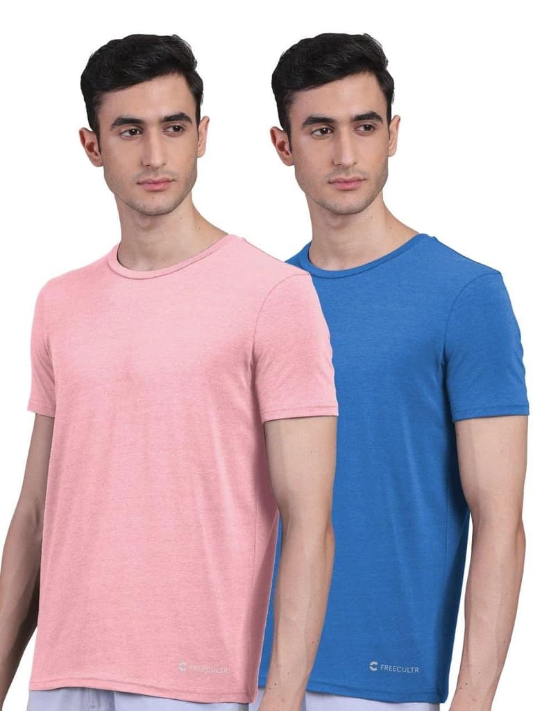 Men's Half Sleeves Bamboo Undershirts (Loungewear & Sleepwear) - Pack of 2 — photo 12
