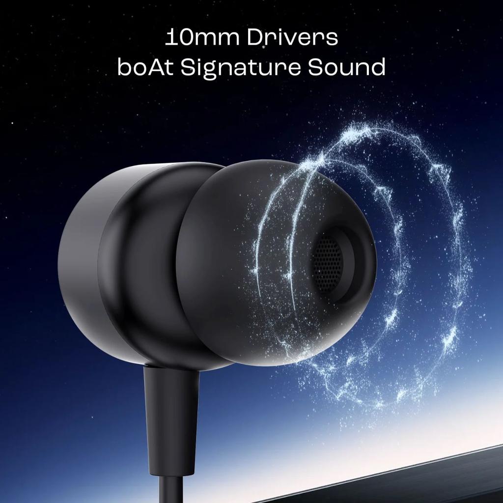 Bassheads 162v2 | Wired Earphone with 10mm Drivers, boAt Signature Sound, Metallic Earbuds, Ergonomic Fit — photo 7