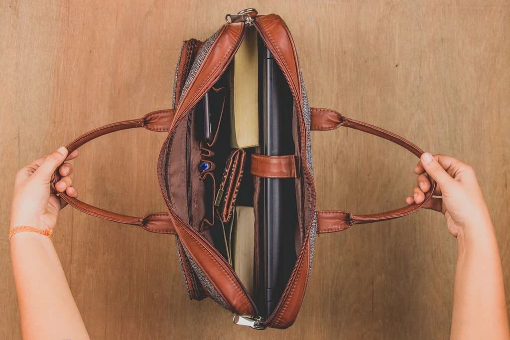 Tidal Wave Combo - Laptop Bag & Chain Wallet — photo 4