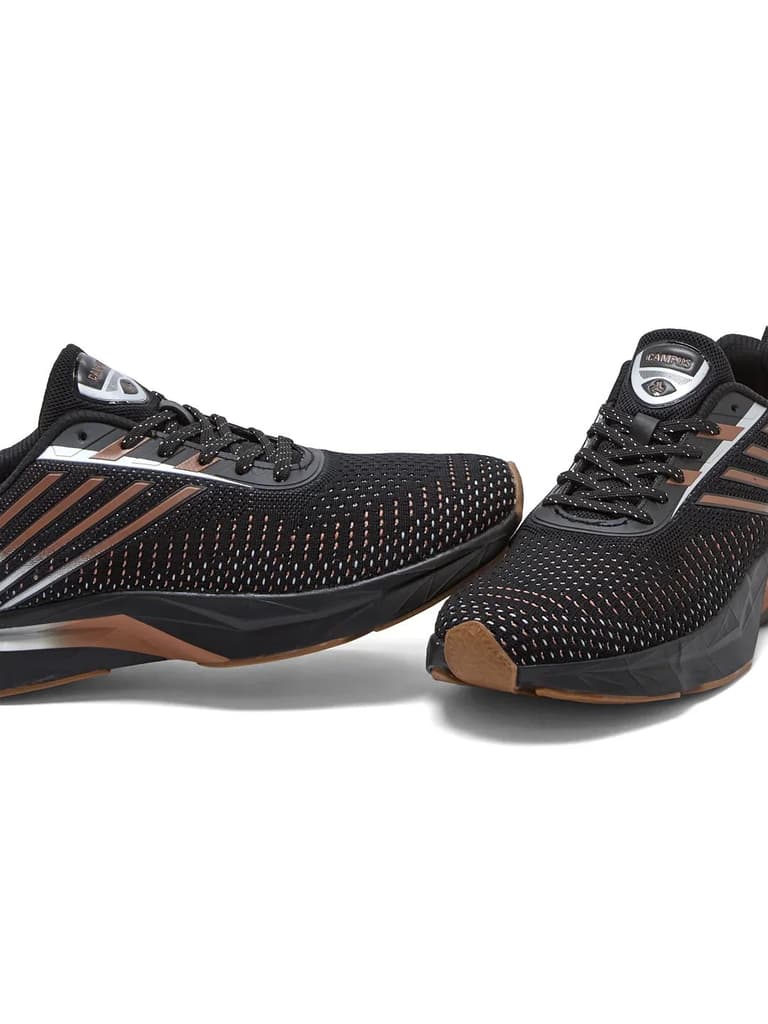 AMPOR Black Men's Running Shoes — photo 7