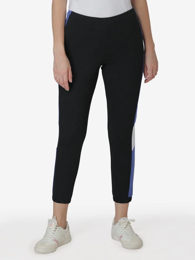Joggers for Women in Black | Cotton Athleisure Jogger Pants — 26 / Black
