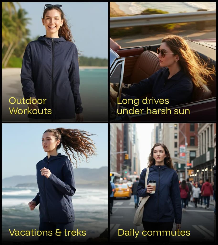 Women Sunscreen Jacket Air Pro — photo 2