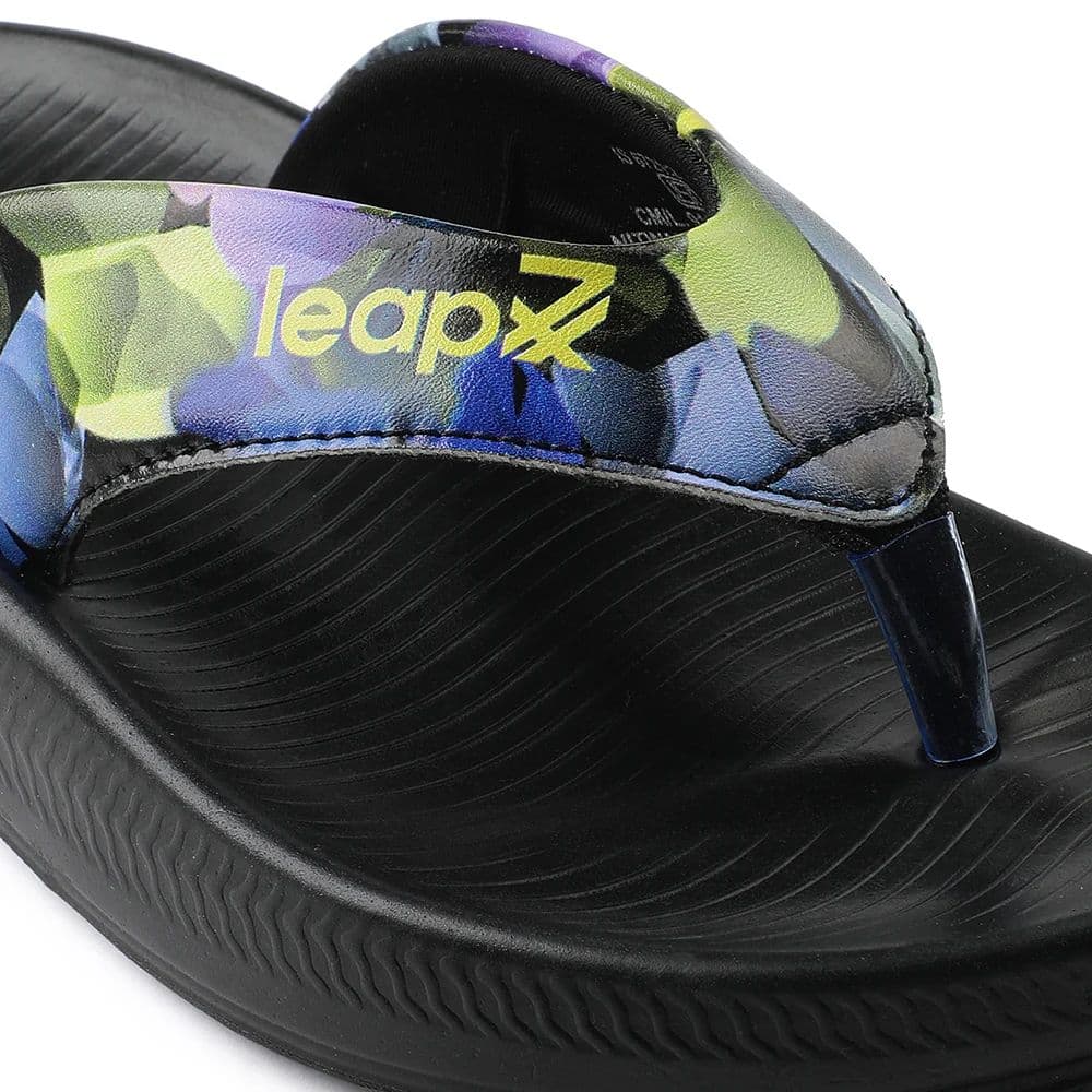 Leap7x Black Casual Flip-Flop For Women NITWALK-L3 By Liberty — photo 6