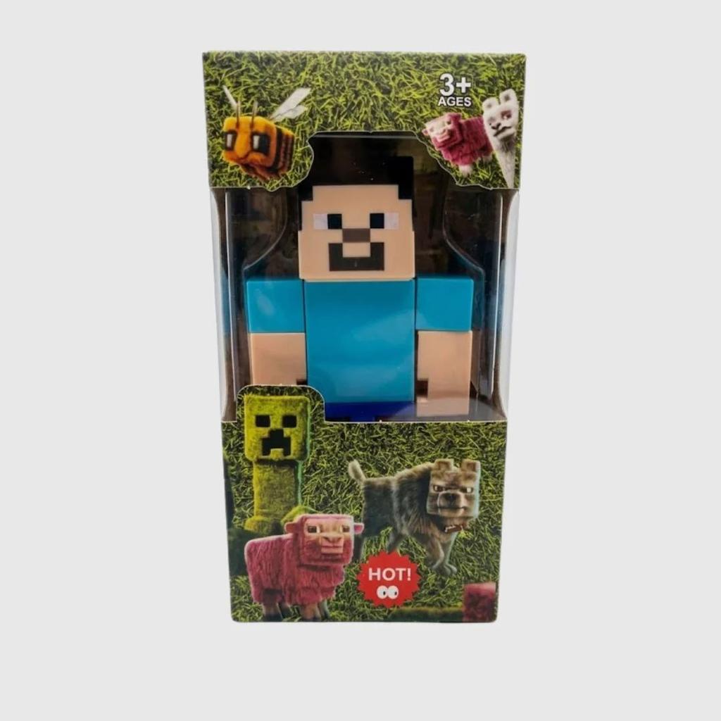 Minecraft Style Action Figure – Dig Into Adventure — photo 2