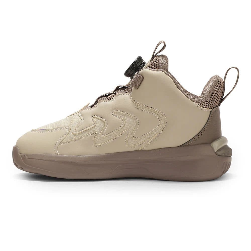 Leap7X ZLP-XK-11 Kids' Beige Walking Shoes - TWIST & GO with Memory Foam & Colorblock Design — photo 7
