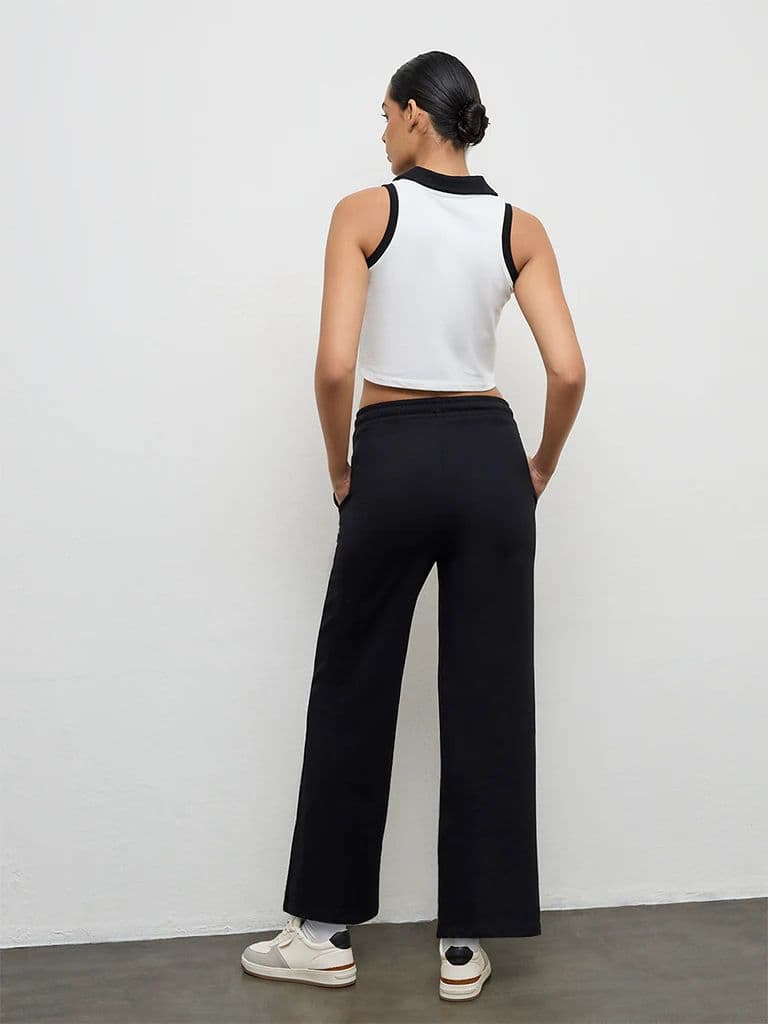 Nuoflexx Black High-Rise Cotton Pants — photo 4