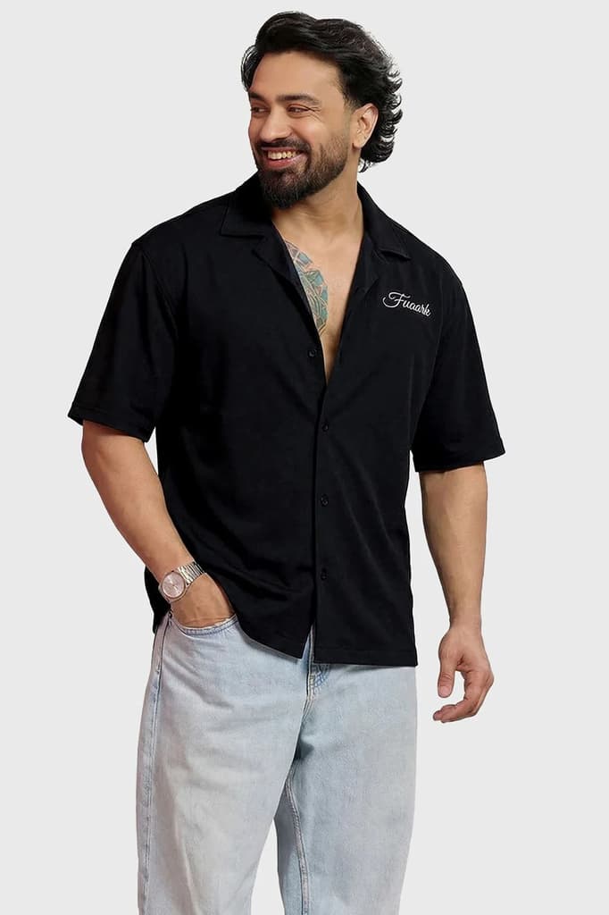 Ashline Oversized Shirt Black — photo 5