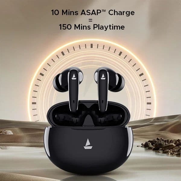 boAt Airdopes 161 Pro Buds | Wireless Earbuds with 50 Hours Playback, Dual Pairing, Dual Mics with ENx™ Technology — photo 4